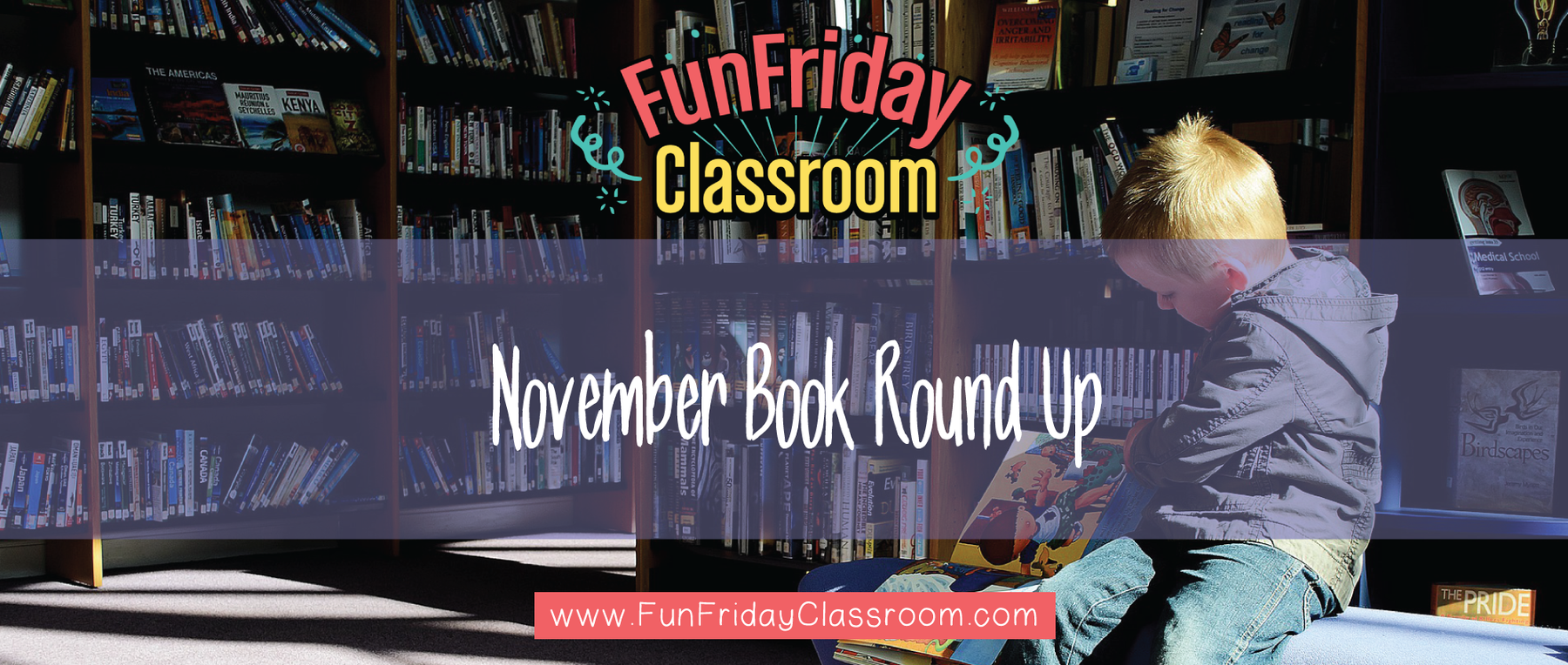 November Bookshelf for Kindergarten