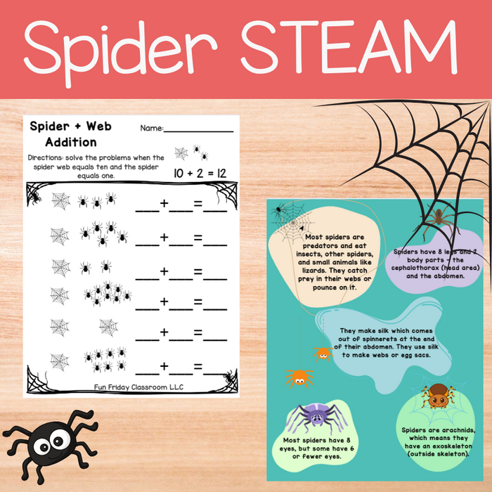 Spider STEAM Pack - Kindergarten Crate
