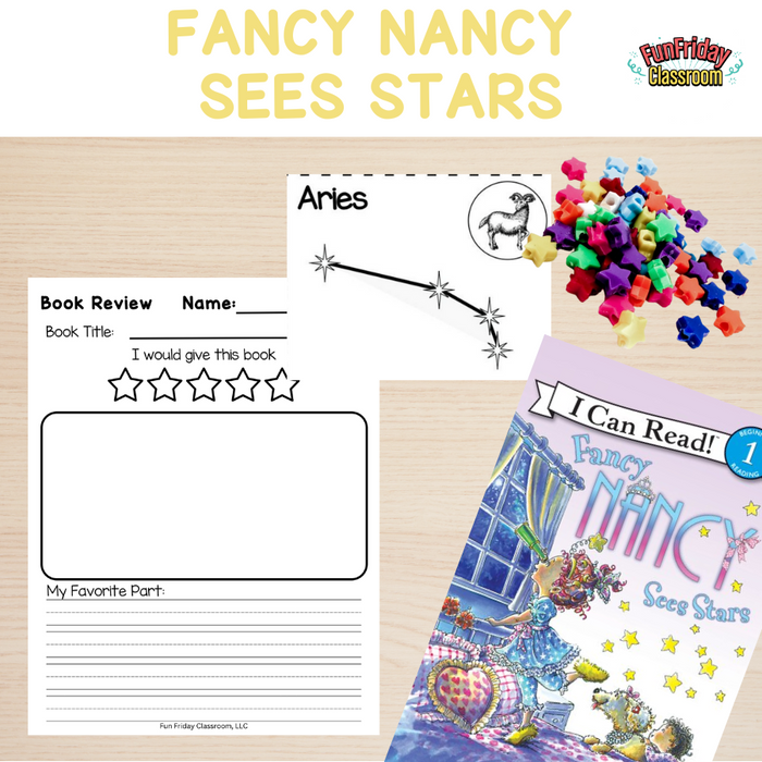 Fancy Nancy Sees Stars - Begin with Books - Kindergarten Crate