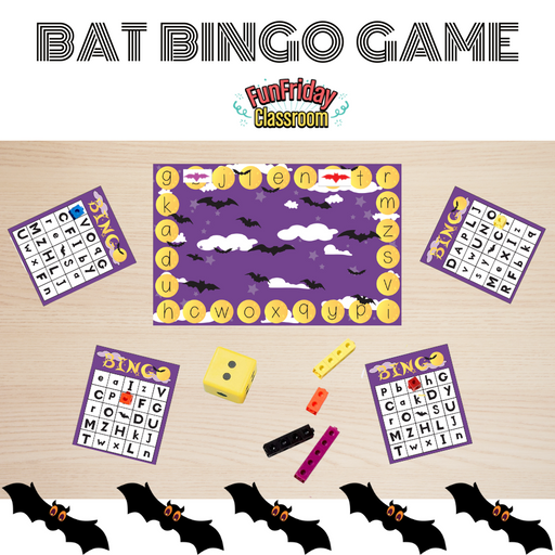 Bat Bingo Game - Fun Friday Classroom