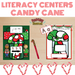 Candy Cane Theme - Literacy Center Bundle - Fun Friday Classroom