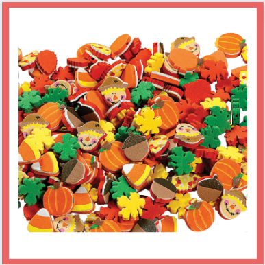 Foam Fall Shapes - Kindergarten Crate