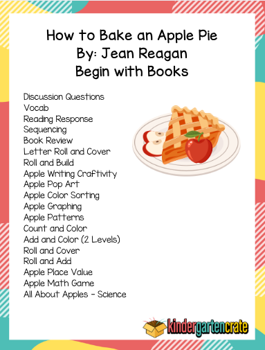 How to Make an Apple Pie - Begin with Books - Kindergarten Crate