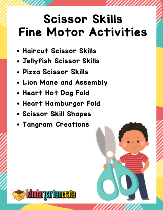 Scissor Skills - Fine Motor Pack - Kindergarten Crate