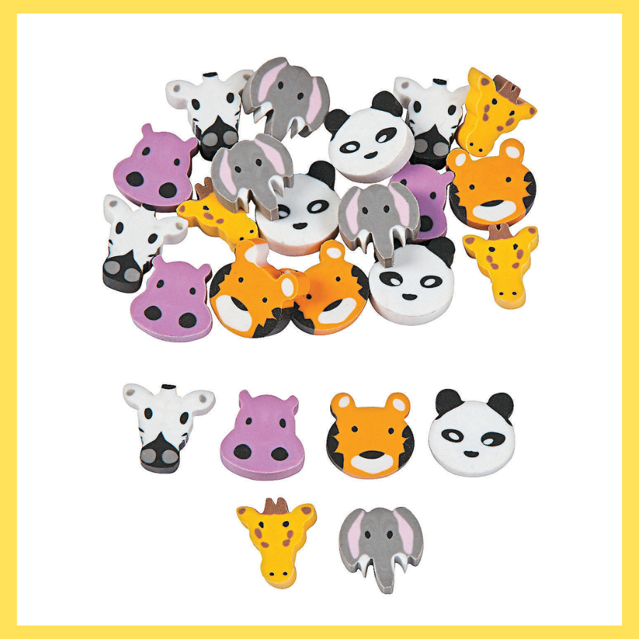 Zoo Erasers