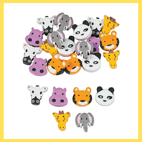 Zoo Erasers
