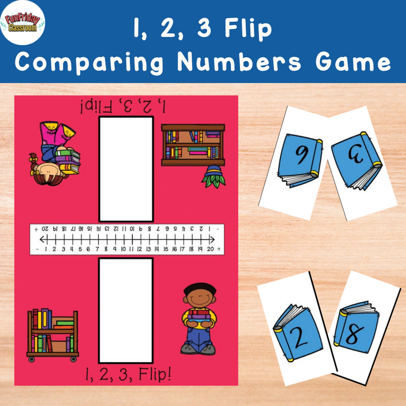 1,2,3 Flip - Book Themed - Fun Friday Classroom