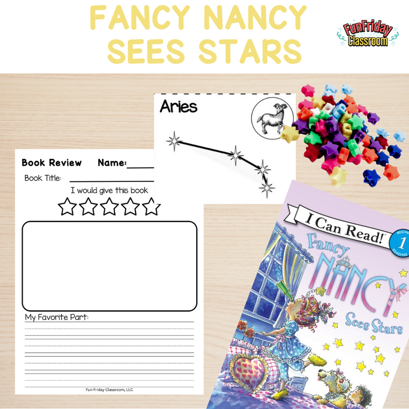 Fancy Nancy Sees Stars - Begin with Books - Kindergarten Crate