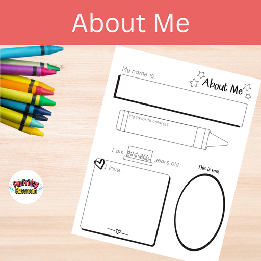 About Me! - Fun Friday Classroom