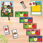 Apple Theme - Literacy Centers - Fun Friday Classroom