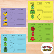 Apple Theme - Math Centers - Measurement and Geometry - Fun Friday Classroom