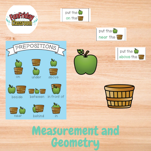 Apple Theme - Math Centers - Measurement and Geometry - Fun Friday Classroom
