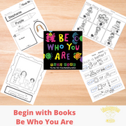 Be Who You Are Begin With Books - Fun Friday Classroom