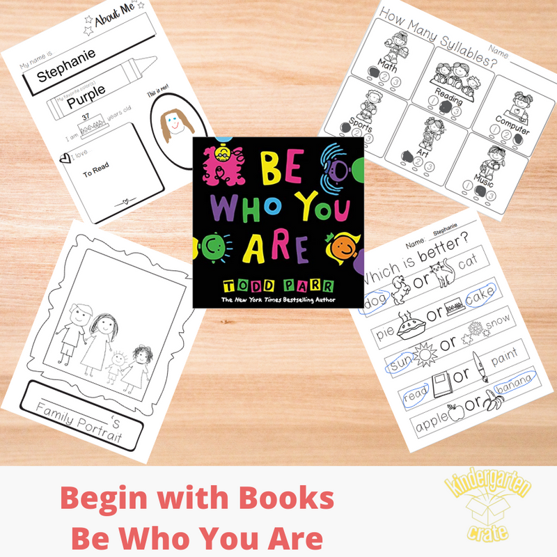 Be Who You Are Begin With Books - Fun Friday Classroom