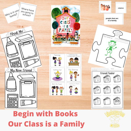 Our Class is a Family - Begin with Books - Fun Friday Classroom