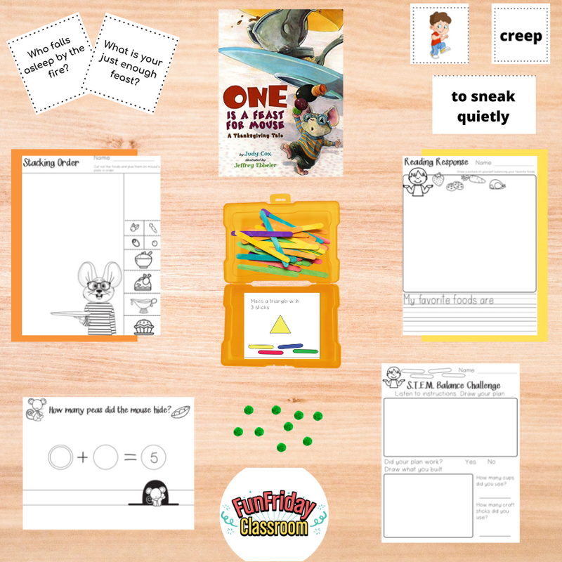 One Is a Feast for Mouse - Begin with Books - Fun Friday Classroom
