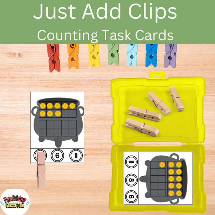 Pot of Gold Counting Task Cards