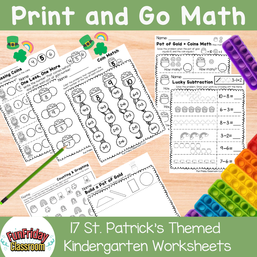 Printable Leprechaun Coins - St Patrick's Day Roleplay or Math