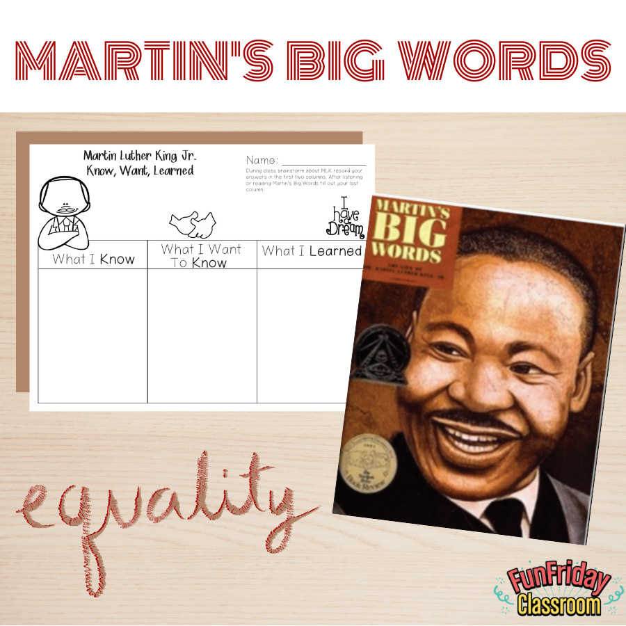 Martin's Big Words - Begin with Books — Kindergarten Crate