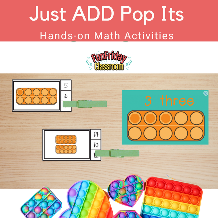 10 Frame Pop It Activities - Fun Friday Classroom