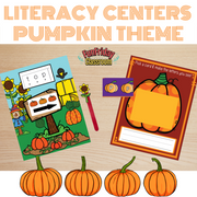 Pumpkin Theme - Literacy Centers - Fun Friday Classroom