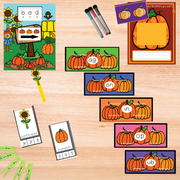 Pumpkin Theme - Literacy Centers - Fun Friday Classroom