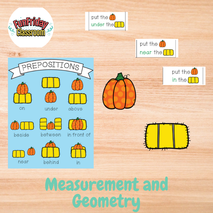 Pumpkin Theme - Math Centers - Measurement and Geometry - Fun Friday Classroom