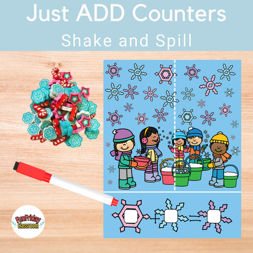 Snowflake Theme - Shake and Spill - Fun Friday Classroom