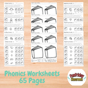 School Supply Theme - Literacy Centers - Fun Friday Classroom