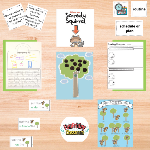 Scaredy Squirrel Begin with Books - Fun Friday Classroom