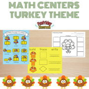 Turkey Theme - Math Centers - Measurement and Geometry - Fun Friday Classroom