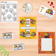 Turkey Theme - Math Centers - Numbers and Counting - Fun Friday Classroom