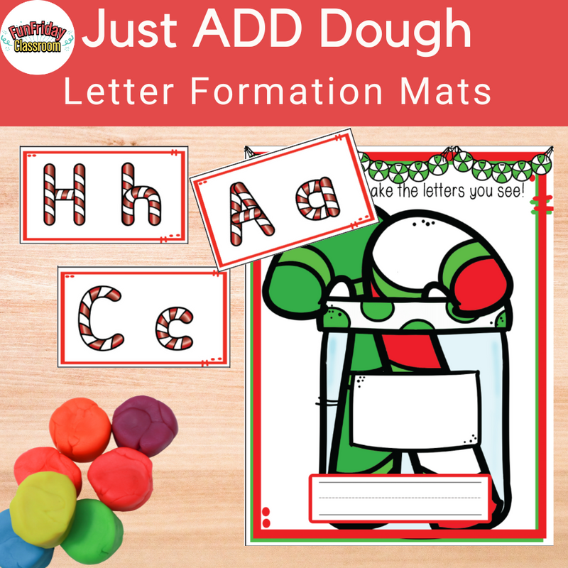 ABC Candy Cane Mats - Fun Friday Classroom