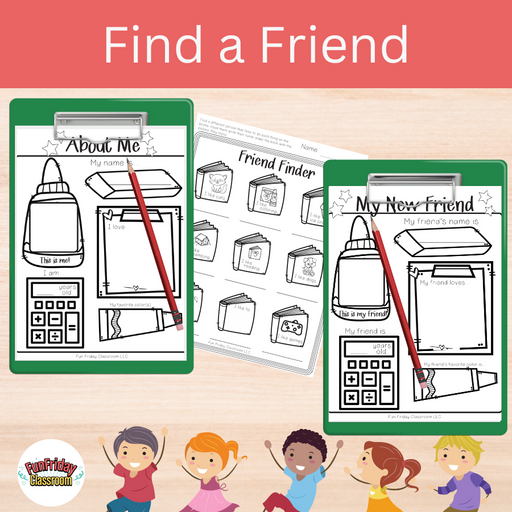 Find a Friend - Fun Friday Classroom