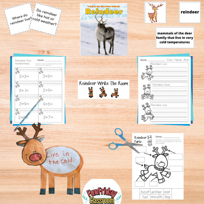 Reindeer - Begin with Books - Fun Friday Classroom
